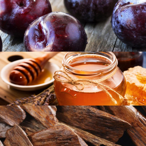 Мед и слива